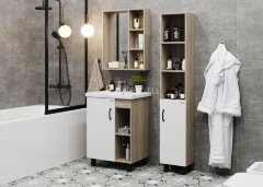 Зеркало-шкаф Onika Тимбер 60.00 Универсальный, Дуб сонома (206070)