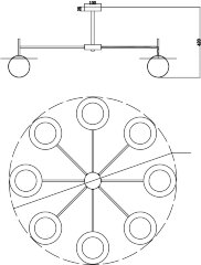 Потолочная люстра Freya FR5202PL-08BS