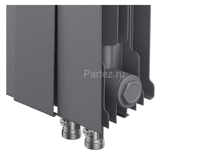 Радиатор Royal Thermo PianoForte 500 /Silver Satin - 4 секц. VDR