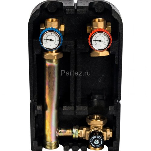 Насосная группа с прямым контуром 1 1/4" Grundfos UPSO 32-65 в теплоизоляции DN 32, 42kWD STOUT