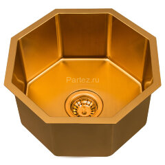Мойка D400G Octavia MELANA Profline 1,2/200 ЗОЛОТО врезная фигурная D400G