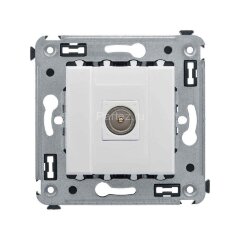 Розетка телевизионная одиночная TV СП Avanti "Белое облако" DKC 4400503