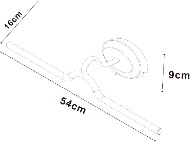 Подсветка для картин Arte Lamp A7031AP-1AB