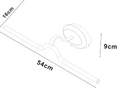Подсветка для картин Arte Lamp A7031AP-1AB