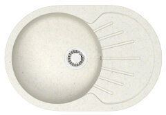 Кухонная мойка AZARIO Flora 730x450x215 искусственный мрамор, цвет хлопок (CS00079914)