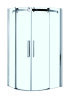 Душевое ограждение Azario OTTAWA 1000х1000х2000 без поддона, прозрачное стекло 8 мм, цвет профиля серебро (AZ-NKE2142 1000)