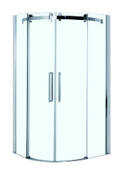 Душевое ограждение Azario OTTAWA 1000х1000х2000 без поддона, прозрачное стекло 8 мм, цвет профиля серебро (AZ-NKE2142 1000)