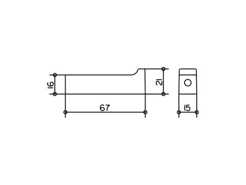 Крючок Keuco Edition 11, Хром (11116010000)