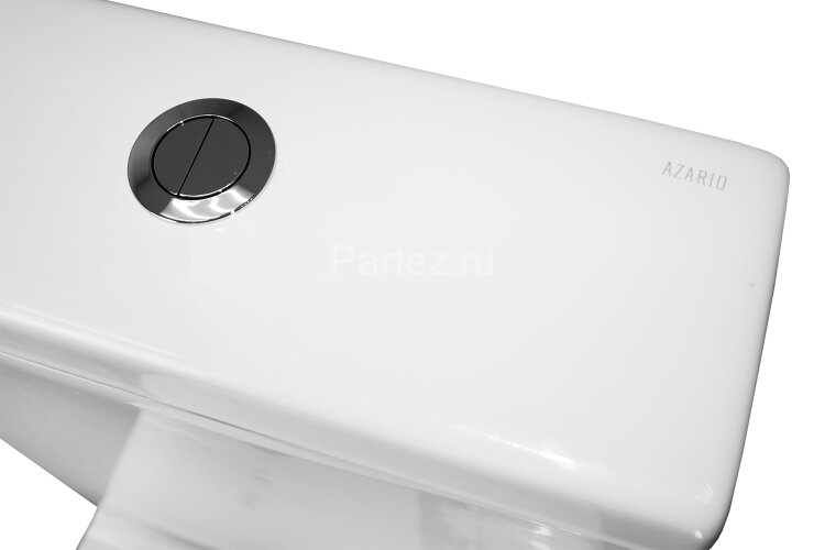 Унитаз-компакт Azario Renda 615х365х840 напольный, безободковый, в комплекте с арматурой, сиденье ми