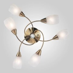 Потолочная люстра Eurosvet 2275/6 античная бронза