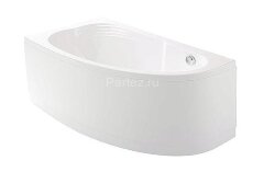 Ванна акриловая Roca MERIDA асимметричная 170х100 левосторонняя