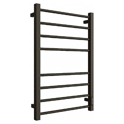 Полотенцесушитель электрический ДВИН S plaza neo 80/50 К, диммер, квадрат, чёрный матовый (465675917