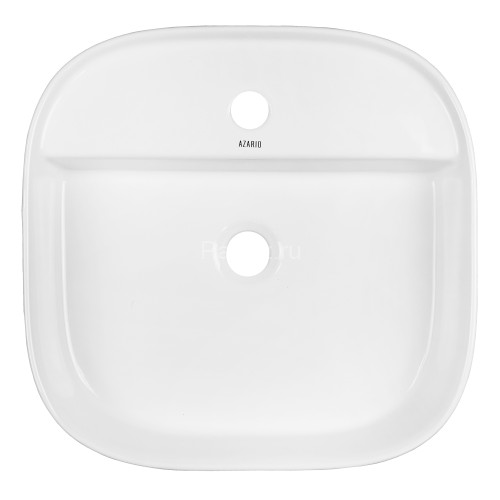 Раковина накладная Azario 450х450х120 округлая, белый глянец (AZ-2204)