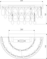 Бра Eurosvet 60165/2 латунь