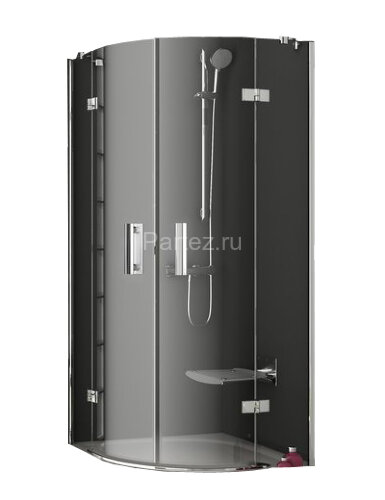 Душевой уголок Ravak Smartline SMSKK4-90 профиль хром, стекло прозрачное