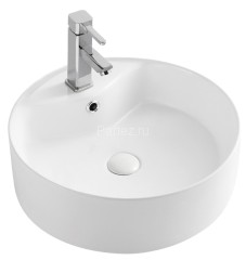 Раковина накладная Azario 460х460х170 круглая белый (AZ-3018)