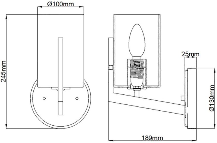Бра Kichler QN-NYE1-BNB