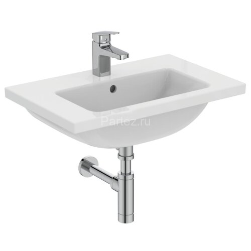 Раковина подвесная Ideal Standard i.life S Vanity 61x39 с отверстием под смеситель, белый (T459001)