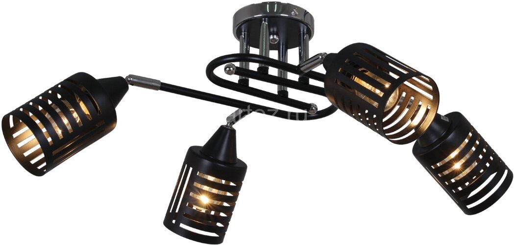 Потолочная люстра Reluce 70052-3.3-04 CR+BK