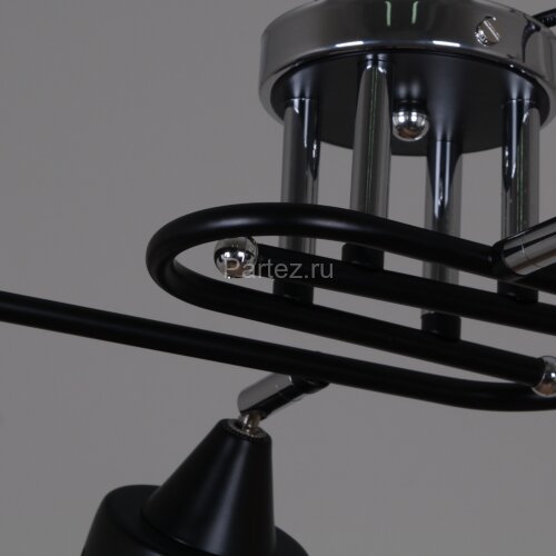 Потолочная люстра Reluce 70052-3.3-04 CR+BK