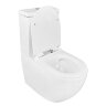 Унитаз-компакт Azario CORSA 630x380x830 напольный, безободковый со смывным механизмом Geberit, бачко