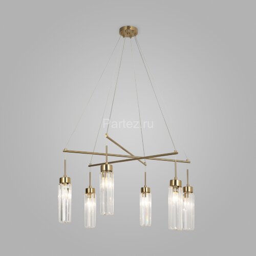 Подвесная люстра Eurosvet 60163/6 латунь