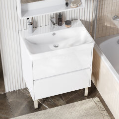 Тумба под раковину Aquaton Сканди 70 682x579x427 подвесная, белая (1A251801SD010)