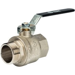 Кран шаровой полнопроходной ВР/НР рычаг 1. 1/2&quot; Stout