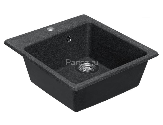 Кухонная мойка AQUATON Парма 510х470х175 мм, графит (1A713032PM210)