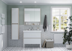 Тумба под раковину AQUATON Сканди 90 подвесная, дуб верона (1A251901SDB20)