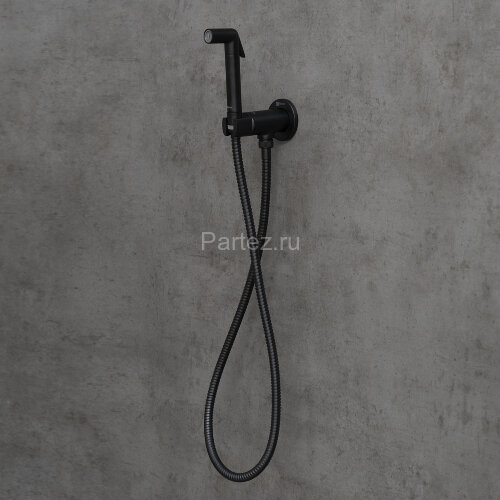 Смеситель Lemark Solo LM7171BL с гигиеническим душем, встраиваемый