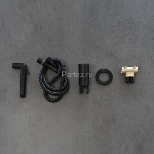 Смеситель Lemark Solo LM7171BL с гигиеническим душем, встраиваемый