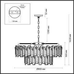 Подвесная люстра Odeon Light 5069/22