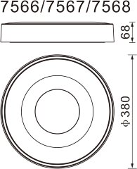 Потолочный светильник Mantra 7566