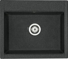 Кухонная мойка AQUATON Делия 60, графит (1A715232LD210)