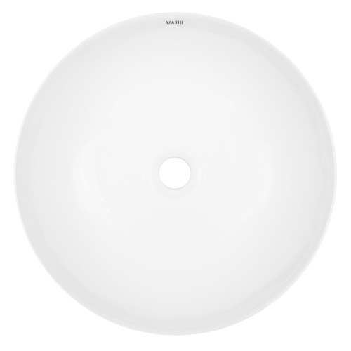 Раковина-чаша Azario 410х415х130 накладная, круглая, белый матовый (AZ-3004)