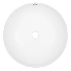 Раковина-чаша Azario 410х415х130 накладная, круглая, белый матовый (AZ-3004)