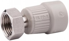 Муфта МВ PPR с накидной гайкой D20х1/2" Ekoplastik