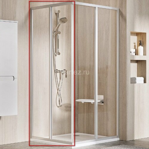 Душевая дверь Ravak раздвижная 80х195, толщина полотна 6мм , цвет профиля сатин