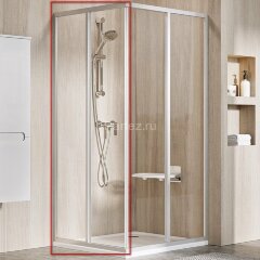 Душевая дверь Ravak раздвижная 80х195, толщина полотна 6мм , цвет профиля сатин