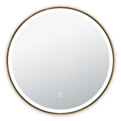 Зеркало AZARIO Diana D800 с подсветкой, сенсорный выключатель с функцией диммера, в алюминиевой раме