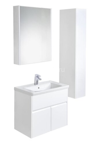 Зеркальный шкаф Roca The Up 60 см, левый, белый глянец (Z.RU93.0.301.5)