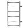 Полотенцесушитель водяной AZARIO VERONA 400/800 6 секций, боковое подключение, 1", хром (AZ04548)