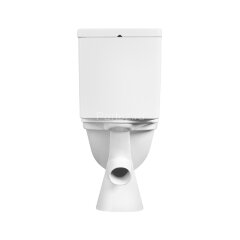 Унитаз-компакт Santek Уно эконом полипропилен, пластиковый крепеж, softclose (1.WH50.1.613)