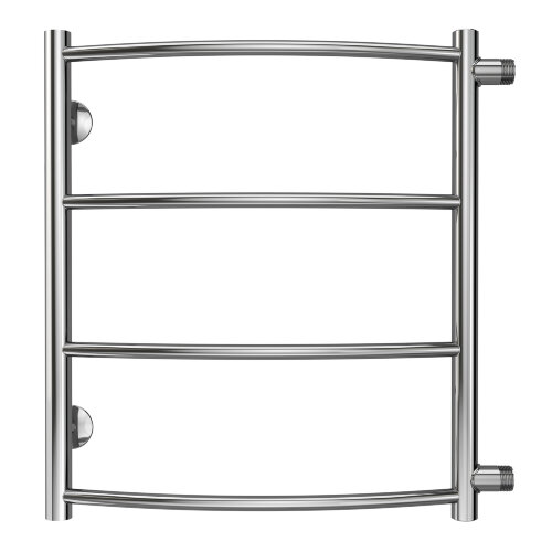 Полотенцесушитель водяной AZARIO VERONA 500/600 4 секции, боковое подключение, 1", хром (AZ04556)