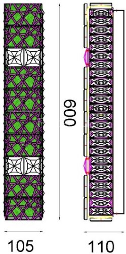Настенный светильник Fluorite FL1057-3W