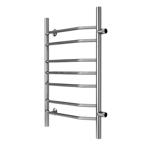 Полотенцесушитель водяной AZARIO RAVENNA 500/800 7 секций, боковое подключение, 1", хром (AZ07558)