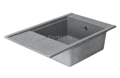 Кухонная мойка AQUATON Делия 78, серая (1A715132DE230)