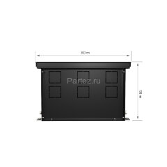 Конвектор внутрипольный Royal Thermo ATRIUM-190/300/3000-DG-U-LB