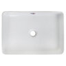 Раковина-чаша Creo Ceramique 500х350х120 накладная, прямоугольная, керамика, белый глянцевый (PU3500